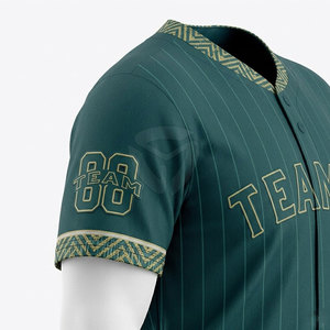 Conjunto de Uniforme de Béisbol Resistente para Hombre, Tela Suave, Ligero, Diseño Cómodo, Perfecto para Entrenamiento, Juegos y Uso Deportivo - Product Image 4