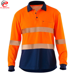 Camiseta Polo de Alta Visibilidad con Cinta Reflectante Personalizada de Calidad Premium, con Bolsillos, de Poliéster, Unisex, con Logotipo Personalizado - Product Image 2