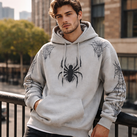 Vente en gros de sweats à capuche d'hiver personnalisés pour hommes, 100% coton velours, impression numérique, fabrication OEM, livraison directe, coupe classique