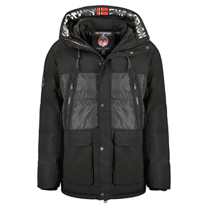 Chaqueta de Invierno Premium Personalizada OEM ODM para Hombre, Chaqueta Casual Acolchada, Impermeable, Cálida, con Capucha, Cortavientos, de Nailon y Poliéster con Cierre - Product Image 1