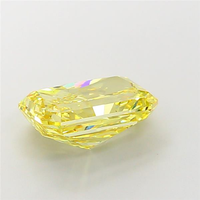 Diamante suelto exclusivo de laboratorio, color amarillo radiante intenso, 4.12 quilates, VS1, corte excelente, certificado IGI, para joyería fina.