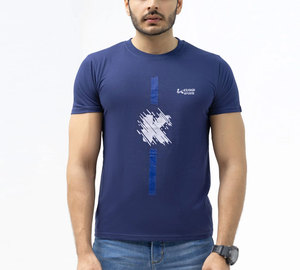 เสื้อยืดผู้ชายคุณภาพสูง ผลิตจากวัสดุที่ดีที่สุด เสื้อยืดผู้ชายดีไซน์แบบย้อมสีเอซิดตามสั่ง - Product Image 1