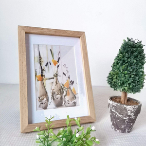 Factory Direct A1 Unfinished Solid <b>Black</b> MDF Eco-Friendly Durable Customizable Sizes Creative Oak Wood Nature Picture <b>Frame</b> - Product Image 1