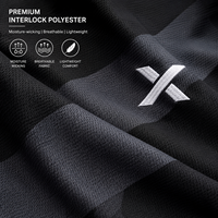 Tenues de football X Men imprimées à manches courtes avec short et chaussettes, ensemble toutes saisons, séchage rapide, polyester, vêtements de sport OEM/ODM