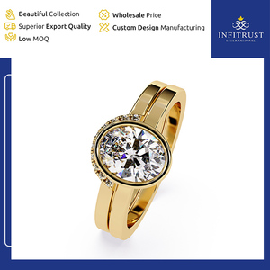In Depth Experienced Vendor Selling Customizable Handcrafted VVS Clarity 925 Sterling Silver Solitaire <b>Diamond</b> <b>Rings</b> from India - Product Image 3