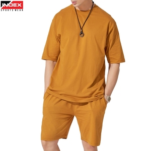Conjunto de Camiseta y Pantalones Cortos Deportivos para Hombre, Ajuste Personalizado, para Gimnasio, Entrenamiento, Ropa Deportiva, Tela Transpirable, Venta al Por Mayor - Product Image 1
