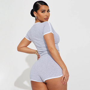 Ropa deportiva ajustada Oem para correr, top de manga larga, chaleco deportivo, camiseta sin mangas, pantalones cortos de ciclista, leggings, conjuntos de yoga, fitness y gimnasio para mujer - Product Image 2