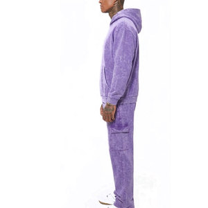 Chándal con Efecto Desgastado, Estilo Vintage, Material Cómodo, Ideal para Correr, Gimnasio y Uso Casual - Product Image 3
