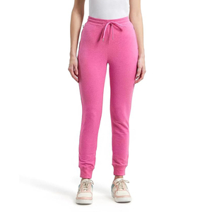 Pantalon de jogging court pour femme, longueur cheville, taille haute, cordon de serrage, bas élastiqué, respirant, polyester et élasthanne, été - Product Image 1