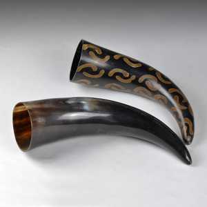 Handmade Eco-Friendly FAIZA CRAFT Viking Drinking Horn Authentic Buffalo Horn Medieval Design - Product Image 3