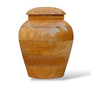 Wooden Cremation Urn Polished Tree Bark Memorial Keepsake Jar Tabletop <b>Ash</b> Container Custom Commemorative Decoration - Product Image 3