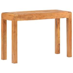 Table console en bois d'acacia massif, finition miel, durable - Product Image 1