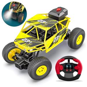 Voiture télécommandée tout-terrain Mirana High Speed ATV Rock Crawler Duster 2WD avec échappement de fumée, jouet pour enfants, rechargeable par USB type C - Product Image 1