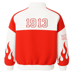 Chaqueta de carreras Delta Sigma Theta DST Sorority con cremallera 100% algodón chaqueta de alta calidad para mujer - Product Image 2