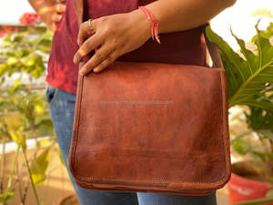 กระเป๋าใบเล็กหนังแพะกระเป๋าถือแฮนด์เมด - Product Image 5