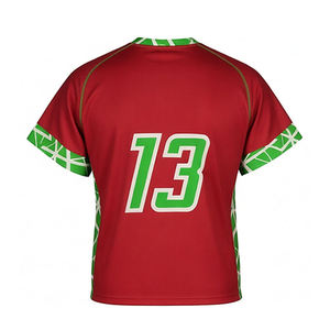 ชุดเสื้อกีฬาคอวีขายส่ง พร้อมกางเกงขาสั้นหมายเลข 13 ชุดยูนิฟอร์มทีมสำหรับทุกเพศ ผู้ผลิตเสื้อผ้าสำหรับงานกีฬาอาชีพ - Product Image 4