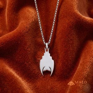 Pendentif en forme d'aile de dragon Beverly Hills, argent 925, moissanite, collier hip-hop, bijoux de luxe pour homme et femme, cadeau - Product Image 3