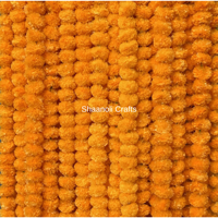 Guirlande de fleurs artificielles Marigold de 45 pouces pour mariage, fête, Diwali, Jour des Morts mexicain, décorations indiennes, décoration de cheminée