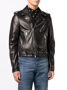Chaqueta de Cuero para Motociclista para Hombre - Product Image 3