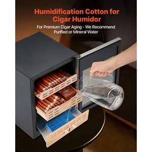 Filtro di Ricambio Singolo per Umidificatore per Contenitori per Sigari 50D/80D, Pad a Nido d'Ape 3D Multistrato - Product Image 2