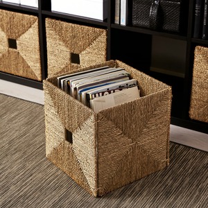 Eye-catching <b>square</b> seagrass <b>basket</b> Handmade <b>Storage</b> <b>Basket</b> Wholesale eco-friendly Made in Viet Nam - Product Image 5