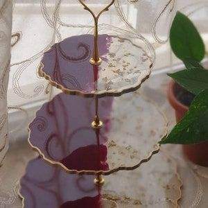 UO Modern Resin Dessert Table <b>Stand</b> Resin <b>Cake</b> Display <b>Stand</b> for Home Décor Elegant Resin Serving <b>Stand</b> for Special Occasions - Product Image 5