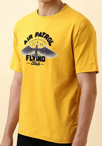 Camiseta de Algodón Estampada para Hombre, Estilo Casual, Cuello Redondo, Manga Corta, Transpirable, Corte Regular, para Uso Diario, OEM ODM - Product Image 5