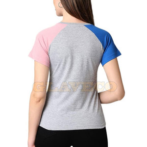 Camisetas de Mujer de Color Sólido de Alta Calidad, Camisetas de Mujer Ajustadas, Camisetas de Mujer con Logotipo Personalizado Impreso - Product Image 2