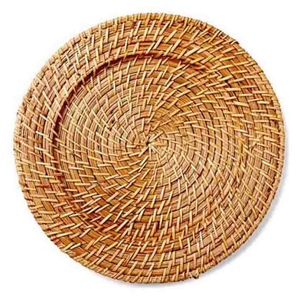 แผ่นรองจานหวายธรรมชาติคุณภาพพรีเมียมสำหรับงานแต่งงานและตกแต่งโรงแรม ดีไซน์ทำมือ จัดจำหน่ายโดยผู้ผลิตจำนวนมากในเวียดนาม - Product Image 1