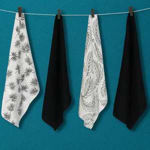 Lightweight Cotton Dish Towel Quick-Dry, Long Lasting, Soft, High Quality Embroidered Pure Cotton Kitchen Dish Towel - Product Image 1