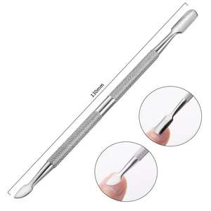 Set Profesional Desechable para el Cuidado de los Pies, Herramientas para Uñas de Acero Inoxidable, Empujador de Cutículas de Doble Punta con Efecto Camaleón Arcoíris, ANAAIF - Product Image 5