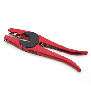 Animal Ear Tag Applicator Plier Veterinary <b>Castrator</b> Pliers Red Metal Animal Surgery <b>Tool</b> Durable Dog Use 22.5cm Length - Product Image 2