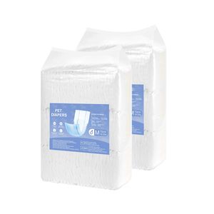 Pannolini Monouso Super Assorbenti per Cani Maschi, Fascia Addominale a 360 Gradi Anti-Perdita con Indicatore di Umidità, Fascia Protettiva per Cani - Product Image 1