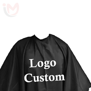 Capa de Barbero Profesional de Poliéster Pongee Resistente al Agua y a las Manchas, Delantal de Salón para Cortar el Cabello y la Barba - Product Image 2