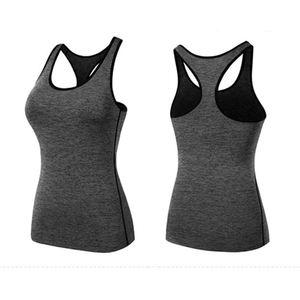 Débardeur en jersey tricoté à col rond pour femme, couleur unie, respirant, décontracté, écologique, longueur normale, sans manches, avec logo frontal - Product Image 4