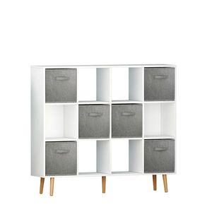 Libreria Bianca dal Design Elegante per Casa, Ufficio o Biblioteca - Product Image 5