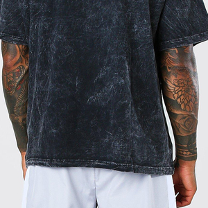 Camiseta de Franela con Lavado Ácido para Hombre, Ajustable, Diseños Totalmente Personalizados, Colores y Tallas Personalizadas de Alta Calidad - Product Image 4