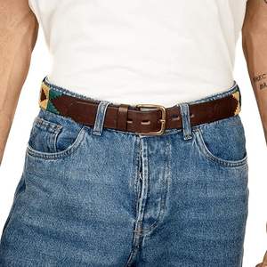 Cinturón Casual Argentino para Hombre, Estilo Polo, Cinturón Gaucho de Cuero Genuino, Directo de Fábrica, Accesorios para Hombre - Product Image 3