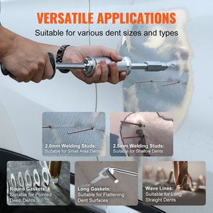 Saldatrice per Riparazione Ammaccature Carrozzeria Auto 800W, 5 Modalità, Kit Saldatore a Punti e Estrattore Ammaccature, 13 Tipi W - Product Image 4
