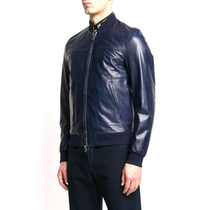 New Causal Vintage PU Leather <b>Jacket</b> Coat Men Spring Outfit Design Motor <b>Biker</b> Pocket Leather <b>Jacket</b> - Product Image 3