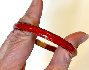 NEHA ENTERPRISES NE-CB245 Brazalete Decorativo de Cobre Hecho a Mano con Acabado Martillado, Pulido de Lujo, Brazalete Abierto, Regalo - Product Image 5