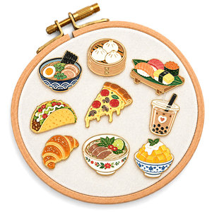 Custom Magnetic Needle Minder Pin Hard Enamel <b>Metal</b> Needle Keeper for Sewing Quilting Embroidery Wholesale Factory - Product Image 2