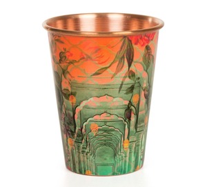 Juego de Vasos de Cobre con Acabado Artesanal para el Hogar, Comedor, Cocina y Regalos - Product Image 3