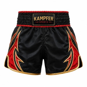 Nouveauté : Shorts de boxe Muay Thai pour hommes adultes, respirants, à séchage rapide, personnalisables, en polyester/coton, vêtements de sport numériques - Product Image 5