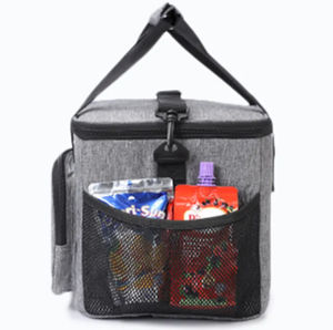 Sac isotherme réutilisable personnalisé imprimé, grand sac fourre-tout portable, sac isotherme pour le déjeuner - Product Image 4