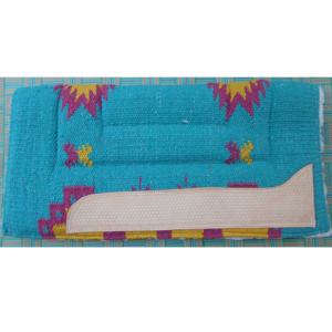 2024 Wholesale High Quality Western Horse Riding Saddle <b>Pads</b> 100% Poly Wool Navajo Wool Many Designs Customized Color Logo Horse - Product Image 1