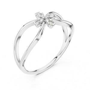 Anillo de Oro Rosa de 14K con Diamante Cultivado en Laboratorio para Mujer |   Anillo para Uso Diario |   Diamante Cultivado Nuevo - Product Image 3