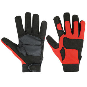 Garden Hand Protection Goat Skin Leather Thorn Resistant Breathable Comfortable Anti-Heat Gardening Work Gloves <b>Yellow</b> 14inch - Product Image 1