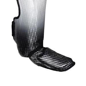 Protections de tibia et coussinets d'entraînement Muay Thai en cuir et PU avec protection de base pour MMA et boxe, ajustement universel - Product Image 5