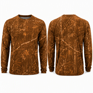 Men's Full Sleeve <b>Camouflage</b> Hunting <b>Shirt</b> Moisture Wicking Polyester Autumn Outdoor Wear - Product Image 1